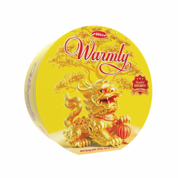 Bánh Warmly Vạt Góc HT Bibica 120g (TET)