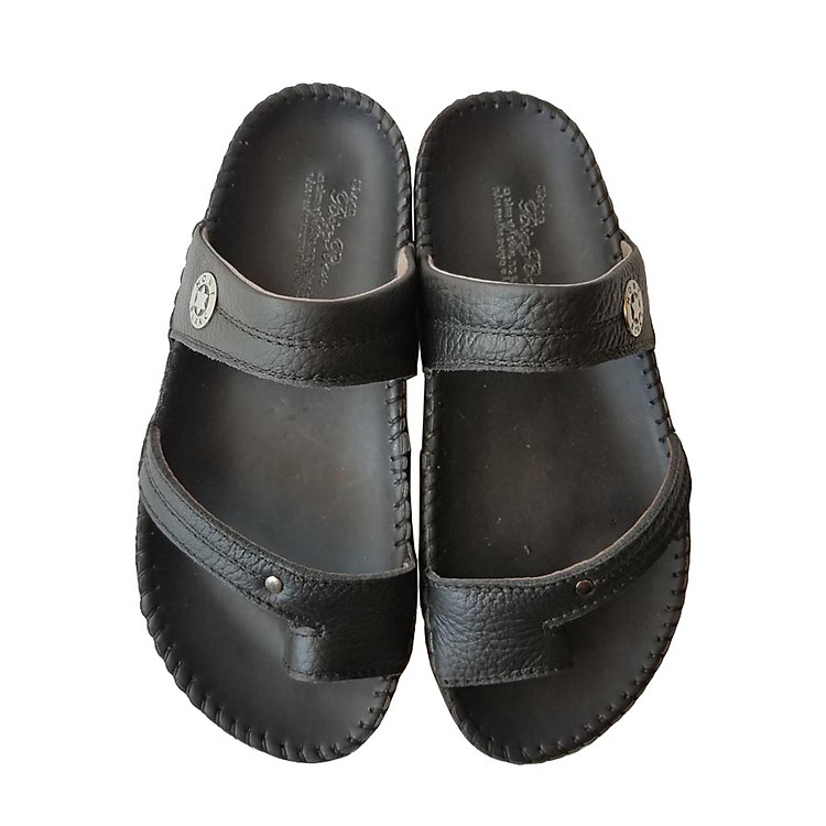 Dép Xỏ Ngón Nam BIGGBEN Da Bò Thật DK27