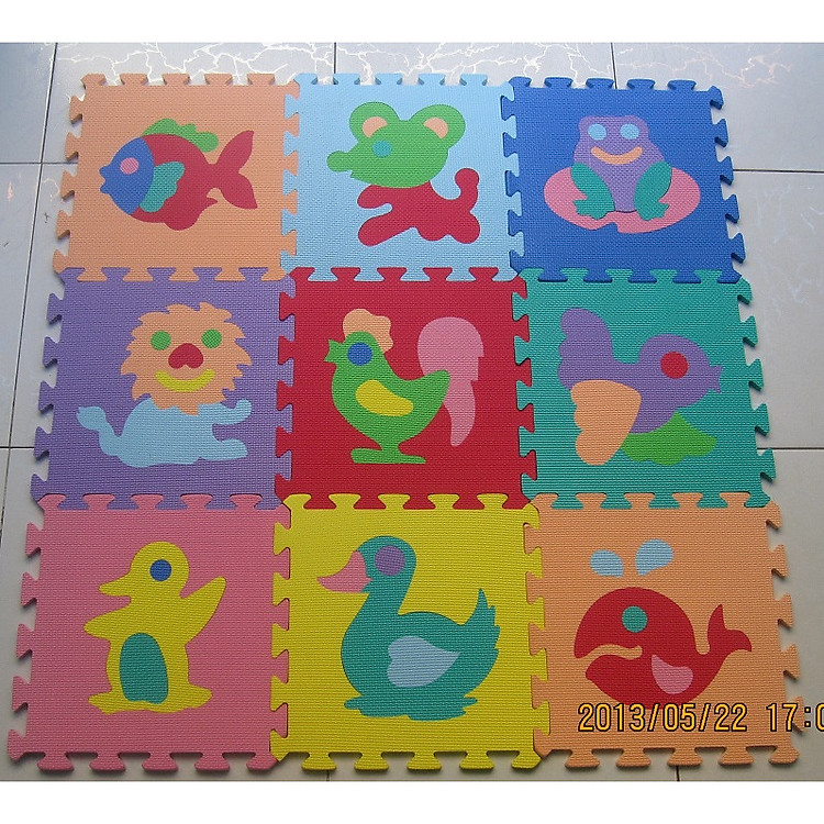 Thảm Xốp Lót Sàn Cho Bé Hình Thú 30cmx30cm