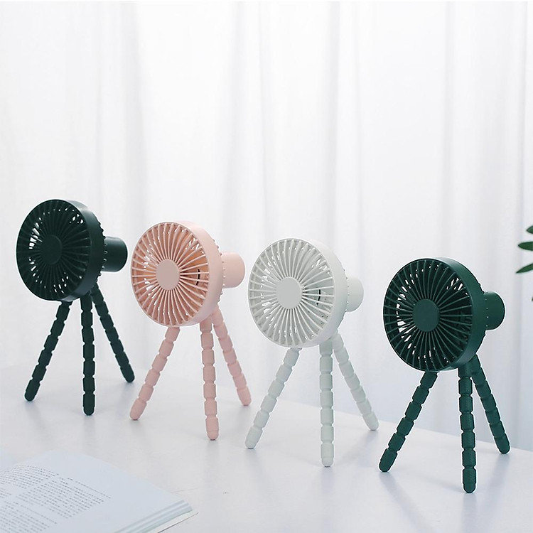 Usb Desk Fan Small Desktop Table Fan With Strong Wind Portable Mini Fan For Office Bedroom Stroller