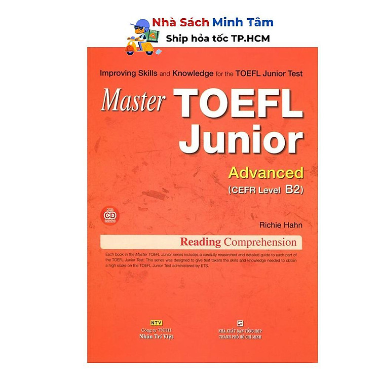Master TOEFL Junior – Reading Advanced Level B2 (Kèm CD)