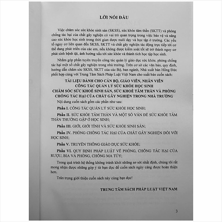 Tài Liệu Dành Cho Cán Bộ, Giáo Viên, Nhân Viên – Công Tác Quản Lý Sức Khỏe Học Sinh - Ảnh 3