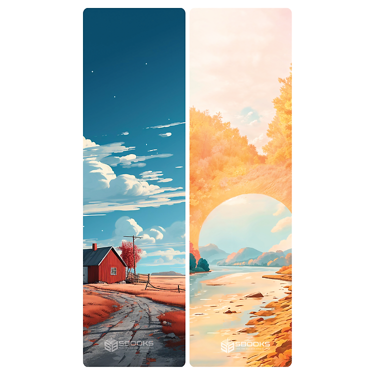 Bookmark Hoạ Tiết Phong Cảnh Huyền Bí (10 cái) - Ảnh 2