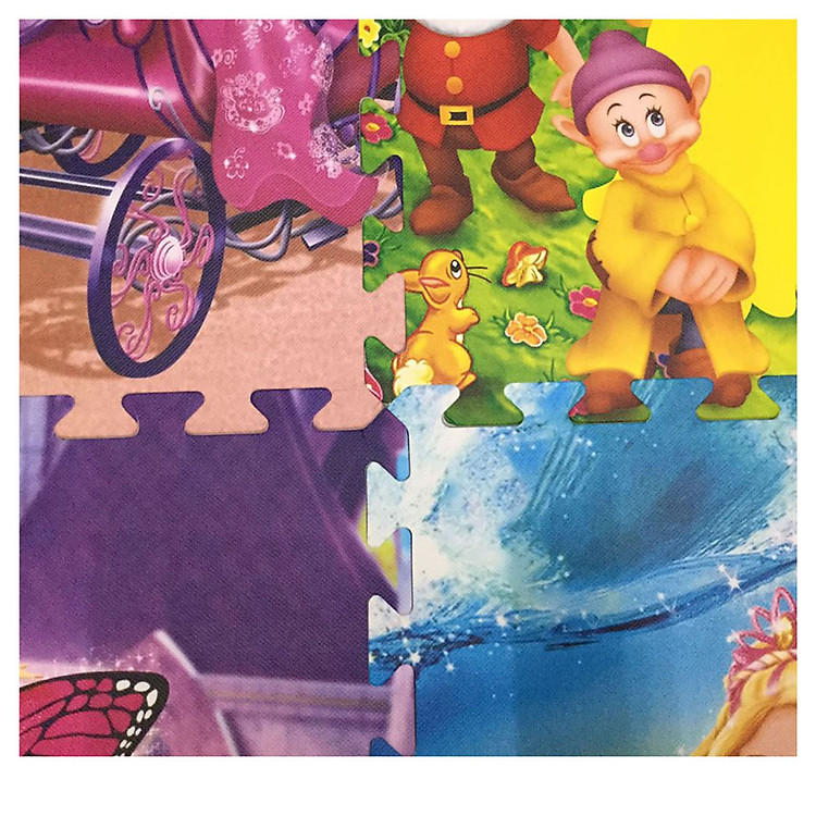 Mua Bộ 4 tấm thảm xốp công chúa Chính hãng Ưu đãi - Hình ảnh 3