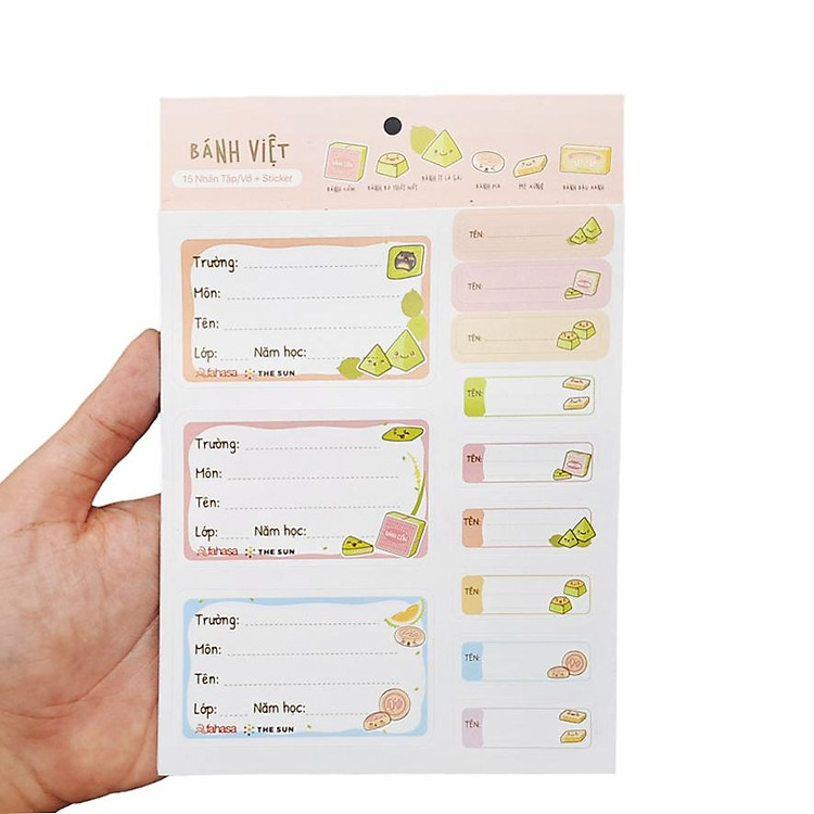 Tập Học Sinh Bánh Việt 4 Ô Ly (96 trang, 80gsm) - The Sun 03 (10 chiếc) - Ảnh 6
