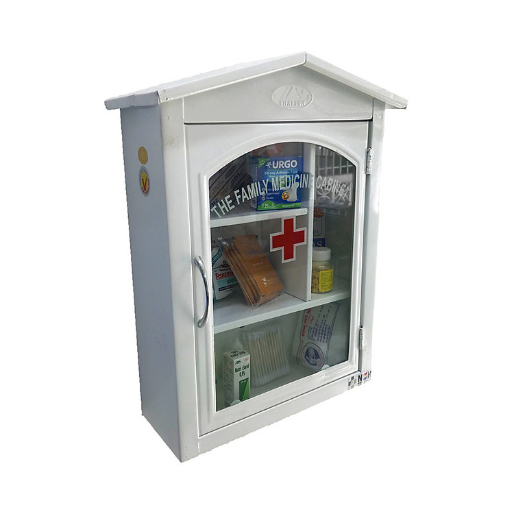 Tủ thuốc y tế gia đình sắt sơn tĩnh điện