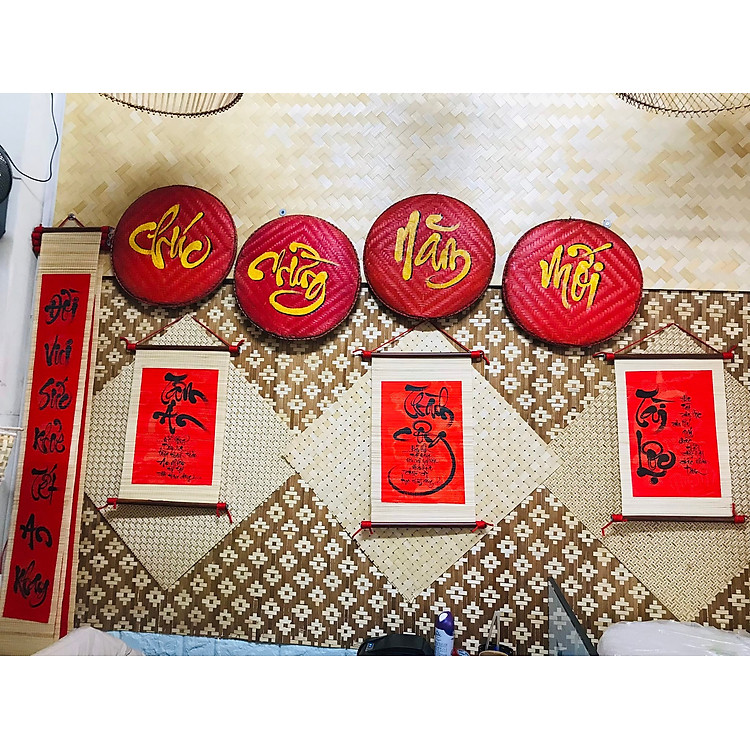combo 4 mẹt chữ chúc mừng năm mới