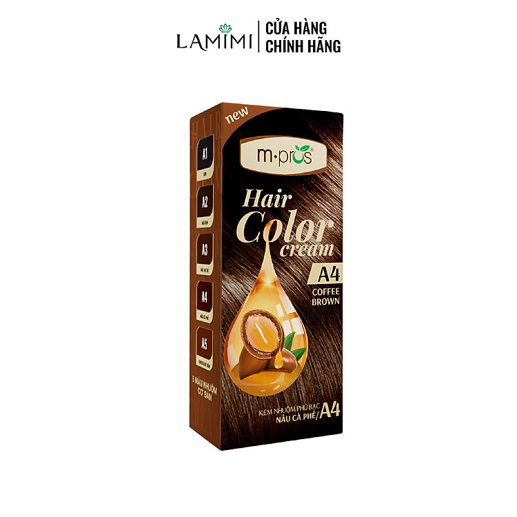 Kem nhuộm phủ bạc M.pros 60mlx2 Dễ Dàng Thao Tác Tại Nhà