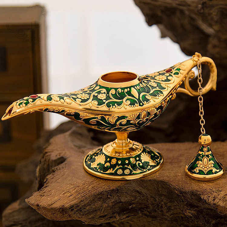 Đèn trang trí Aladin thần thoại trong tập truyện nghìn lẻ một đêm cầu nguyện cho những điều ước của gia chủ thành sự thật mang lại may mắn tài lộc và mở ra hướng đi đúng đắn cho cuộc đời và sự nghiệp