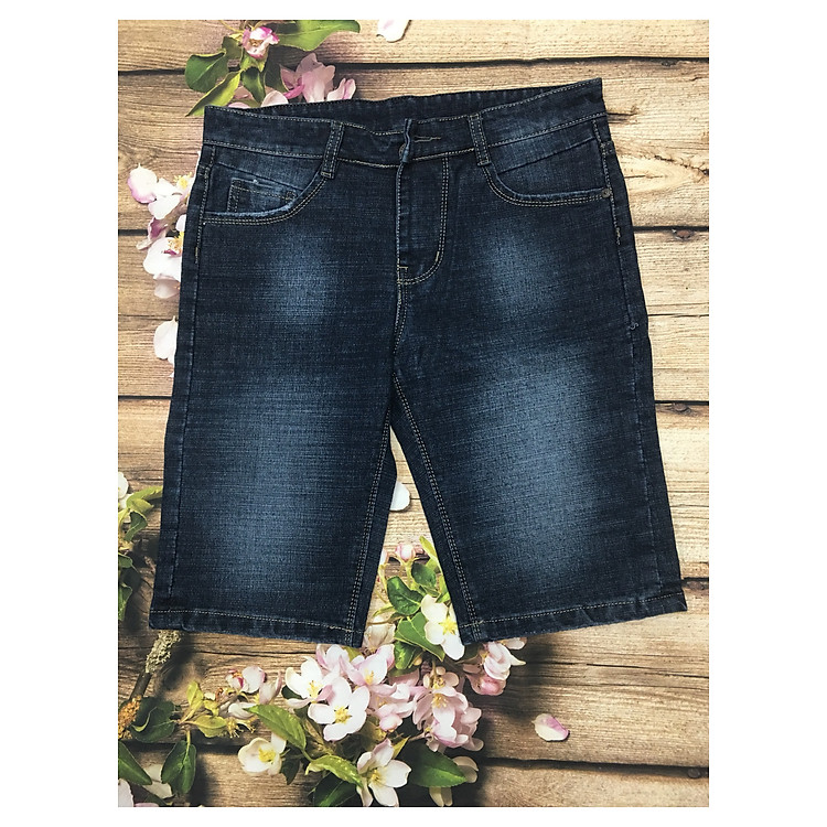 quần short jean nam hàng co giãn cao cấp