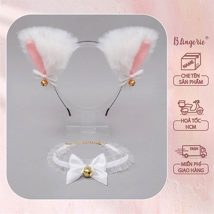 Bộ Cài Tóc Vòng Cổ Đáng Yêu - B.Lingerie