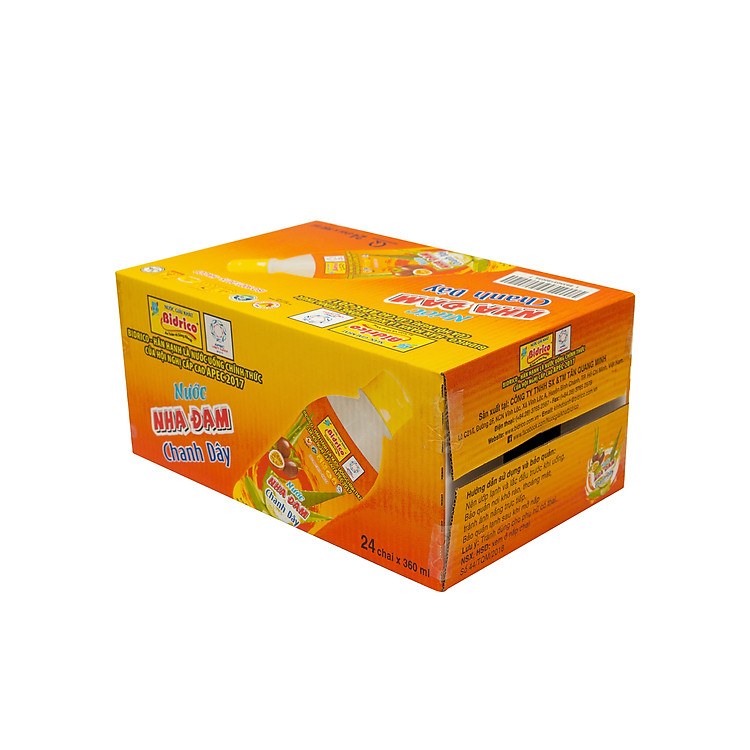 Nước Yến Sào Nha Đam Bidrico ( Thùng 24 chai 500ml )