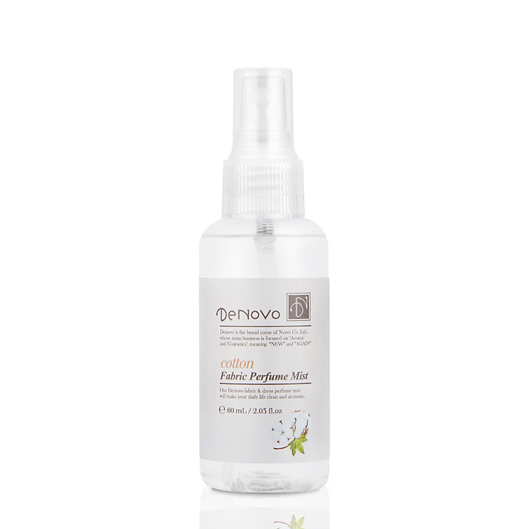 Nước hoa xịt thơm vải DENOVO hương Cotton 60ml