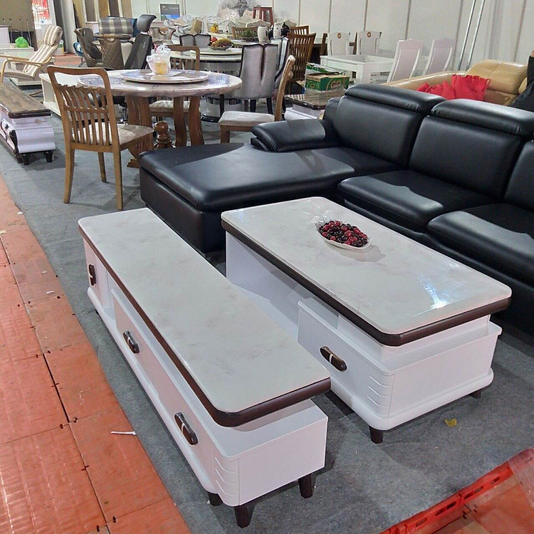 Bàn sofa mặt đá nhập khẩu 1M2 cao cấp
