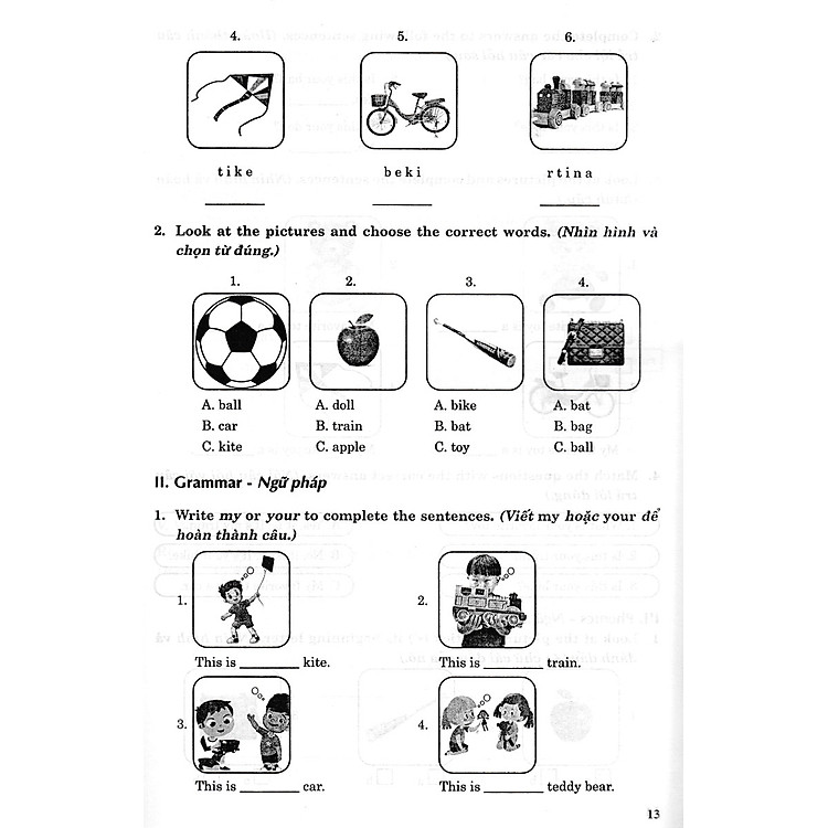 BÀI TẬP TIẾNG ANH 3 (BIÊN SOẠN THEO BỘ SÁCH FAMILY AND FRIENDS 3 NATIONAL EDITION) - Ảnh 8