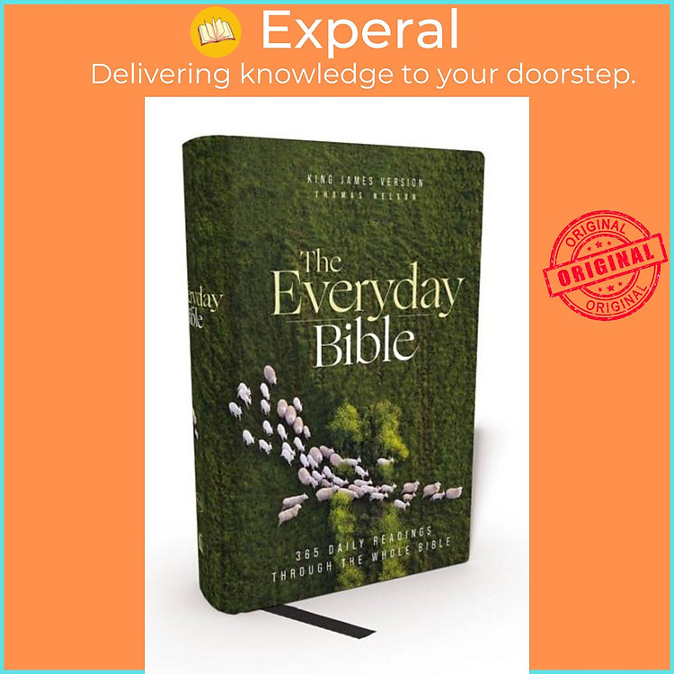 Sách - KJV, The Everyday Bible, Hardcover, Red Letter, Print - 365 Dail by Thomas Nelson (UK edition, hardcover)