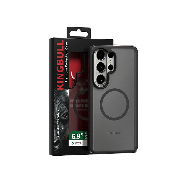 Ốp lưng nhám sạc từ tính Mipow Mattex cho Samsung Galaxy S26 Ultra chống vân tay_ Hàng chính hãng