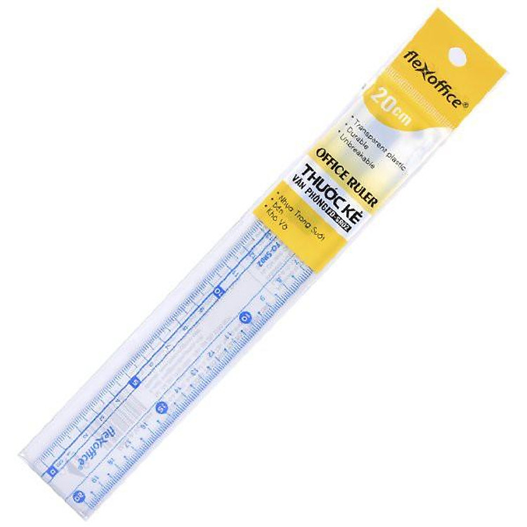 Thước thẳng Flexoffice FO-SR02 (5 chiếc)
