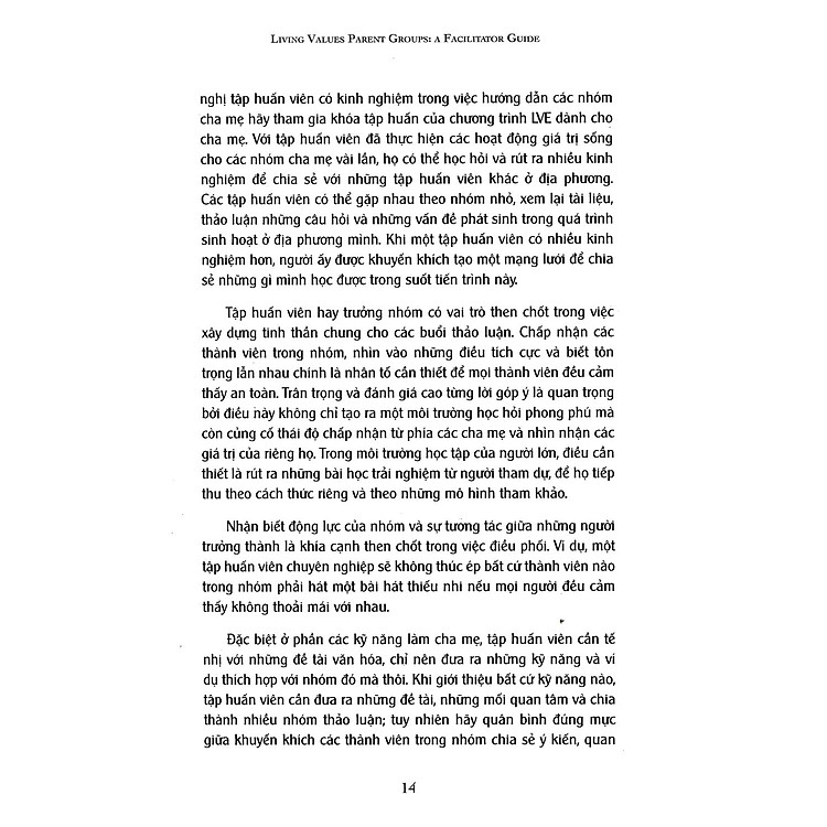 Những Giá Trị Sống Trong Giáo Dục Con Trẻ