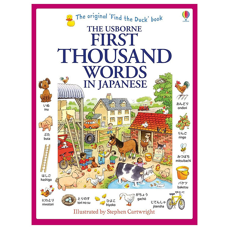 Sách Usborne First Thousand Words in Japanese