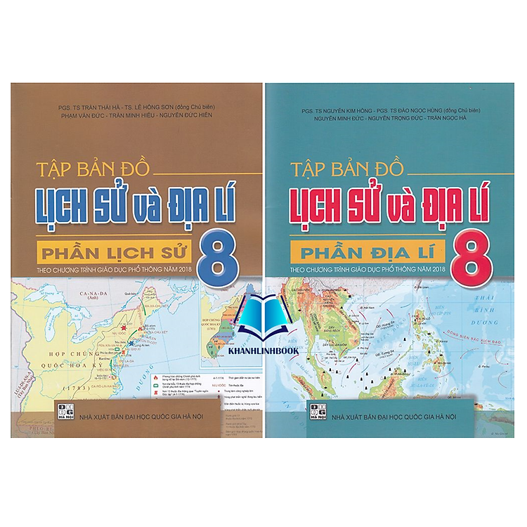 Combo Tập Bản Đồ Lịch Sử Và Địa Lí 8 – Phần Địa Lí + Lịch Sử (Theo Chương Trình GDPT 2018)