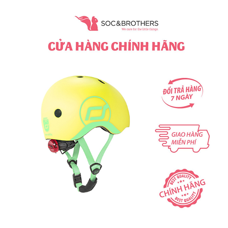 Mũ đội đầu Scoot and Ride màu Lemon Chính hãng Giá tốt - Hình ảnh 2