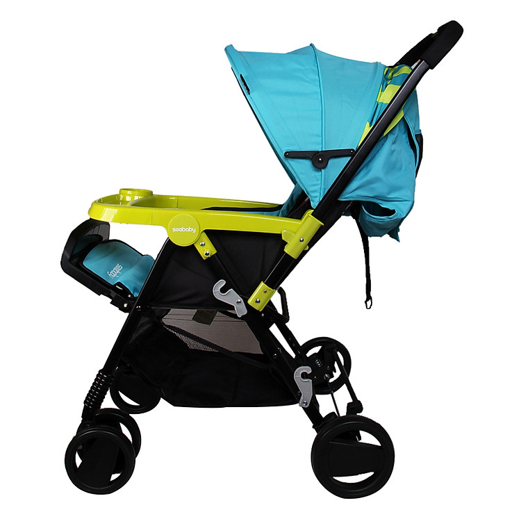 Mua Xe Đẩy Trẻ Em Seebaby T11-BLUE Chính hãng Ưu đãi - Hình ảnh 3