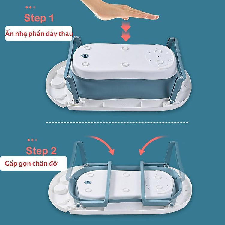 Mua Chậu tắm gấp gọn 9BABY cho bé Chính hãng Giá rẻ - Hình ảnh 4