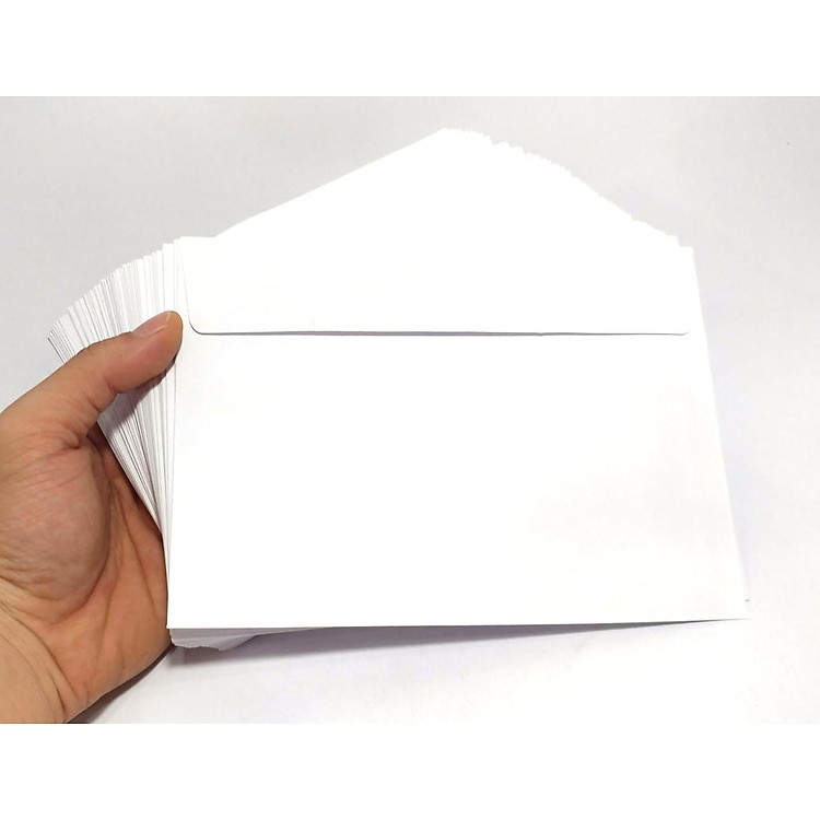 Bao Thư Toppoint Trắng Nắp Xéo Có Keo (50 cái) - Ảnh 2