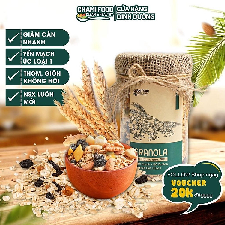 Granola Ăn Kiêng Chami Food 250g - Hình ảnh 2