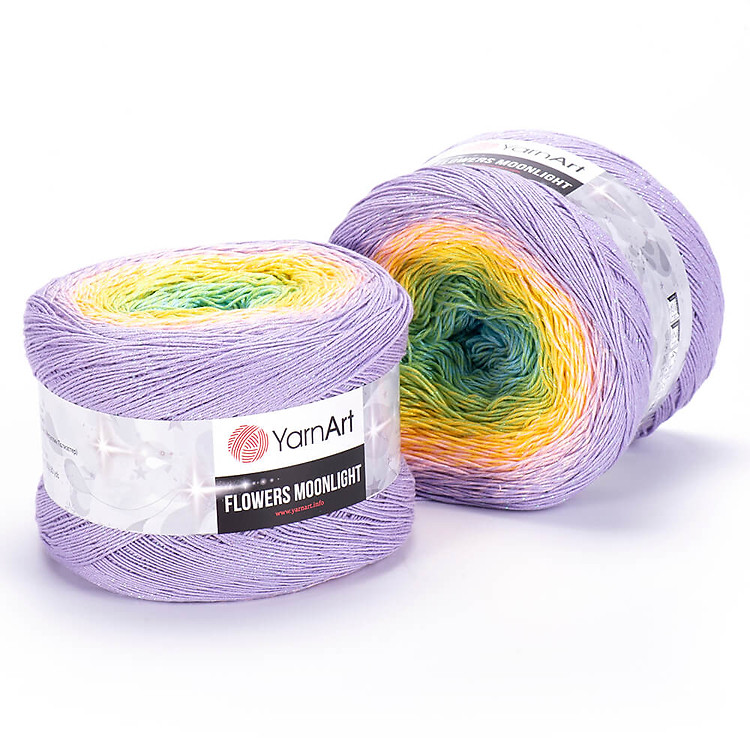 Len Flowers Moonlight - Nhập khẩu chính hãng từ YarnArt - 260 gram dài 1000m