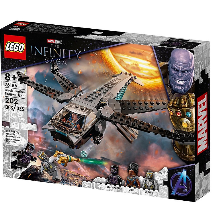 LEGO MARVEL 76186 Black Panther tại Pijama Chính hãng Tiết kiệm