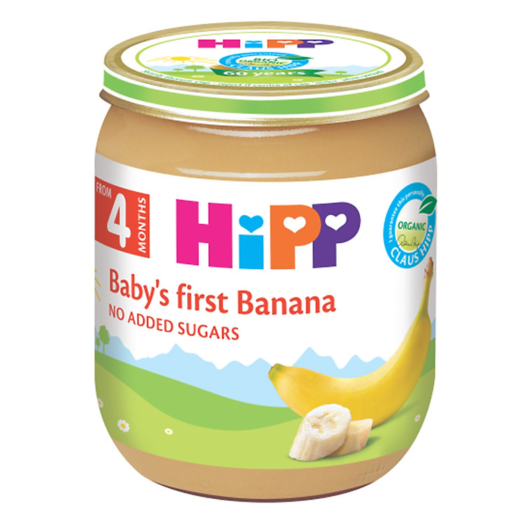 Dinh Dưỡng Đóng Lọ Chuối Ăn Dặm Khởi Đầu HiPP 125g - 4232
