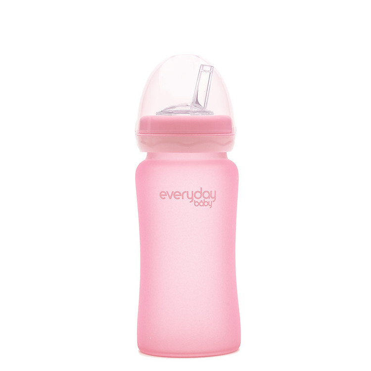 Bình nước cho bé (240ml) hồng nhạt