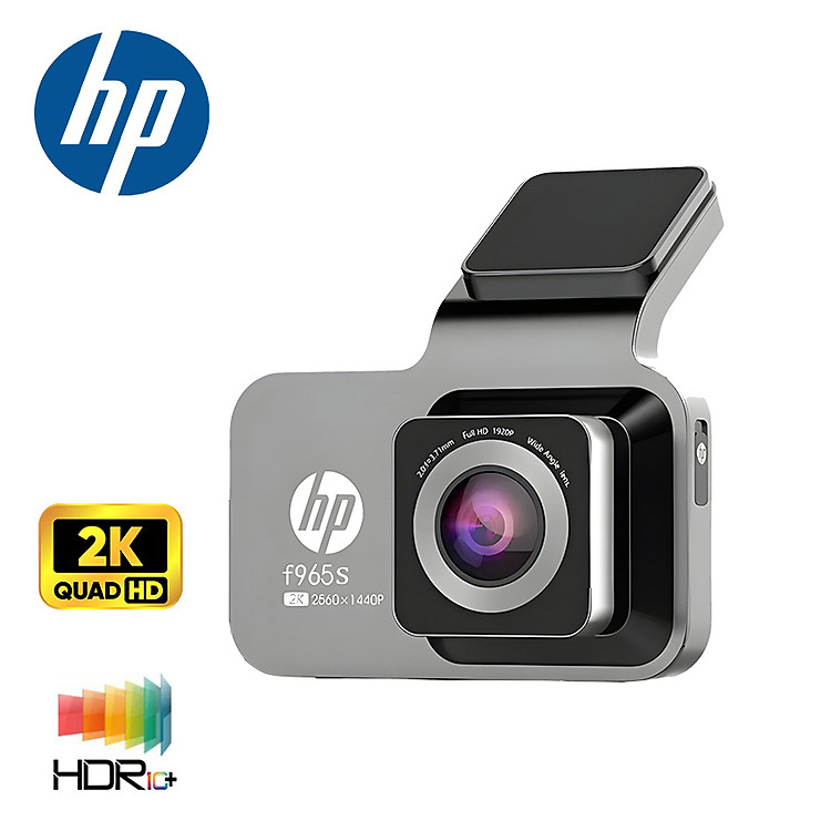Camera hành trình ô tô độ phân giải 2K, Wifi, UHD thương hiệu HP F965S - Hàng nhập khẩu