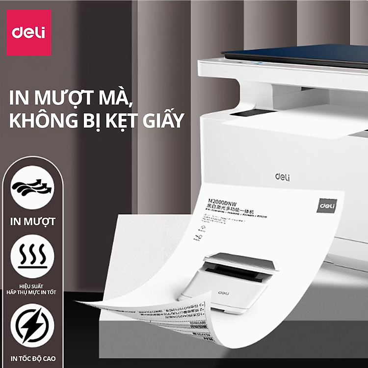 Giấy A4 Deli 70gsm (500 tờ) - Ảnh 2