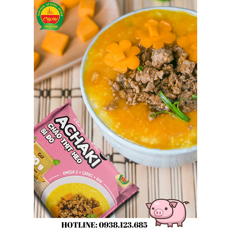 Mua Cháo Ngon Tiện Lợi Thịt Heo Bí Đỏ Chính hãng Giá rẻ - Hình ảnh 2