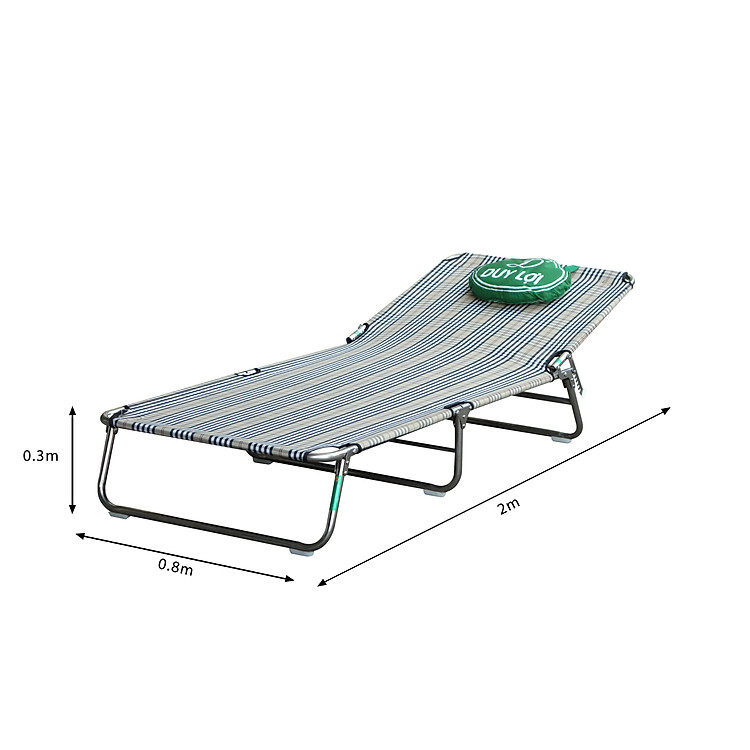 GHẾ - GIƯỜNG XẾP DUY LỢI INOX CỠ ĐẠI (TẶNG 10 MÓC ÁO KÉP NHỰA CAO CẤP DUY LỢI)