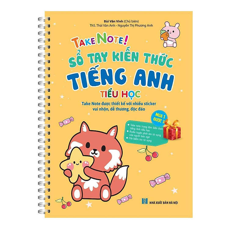 Take Note – Sổ Tay Kiến Thức Tiếng Anh Tiểu Học