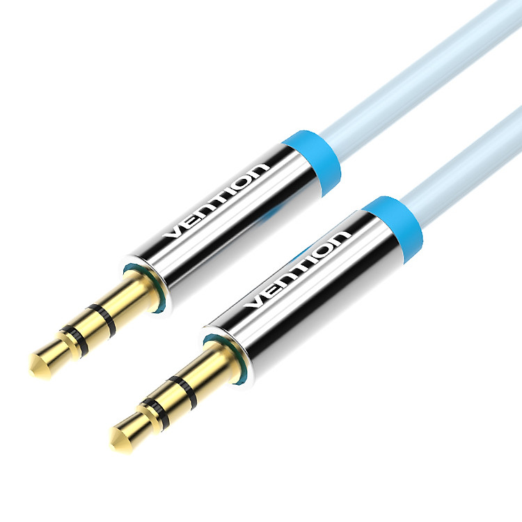 Cáp audio AUX 3.5mm bọc dù chống rối, chống gãy hàng chính hãng Vention P350AC (2m-5m)