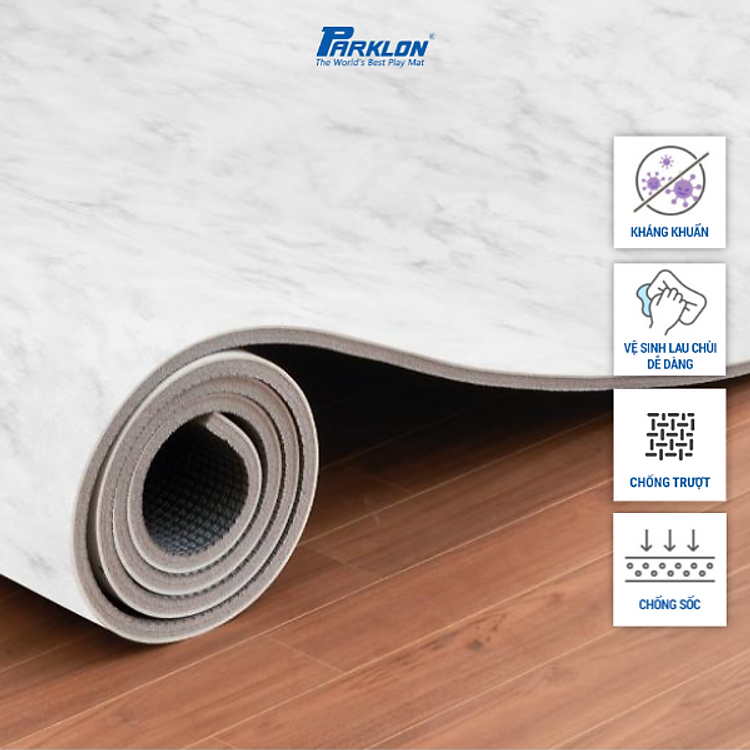 Thảm Em Bé Cao Cấp Parklon Vân Đá Trắng Chính hãng Tiết kiệm - Hình ảnh 3