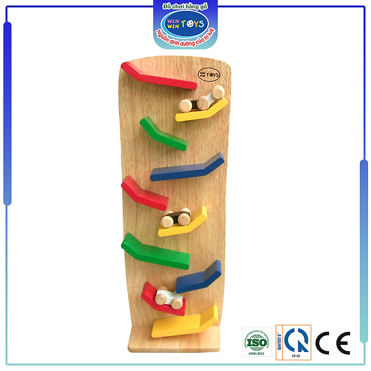 Mua tại Tiki: Đồ chơi gỗ Vách xe rượt đuổi Winwintoys Chính hãng Giá rẻ