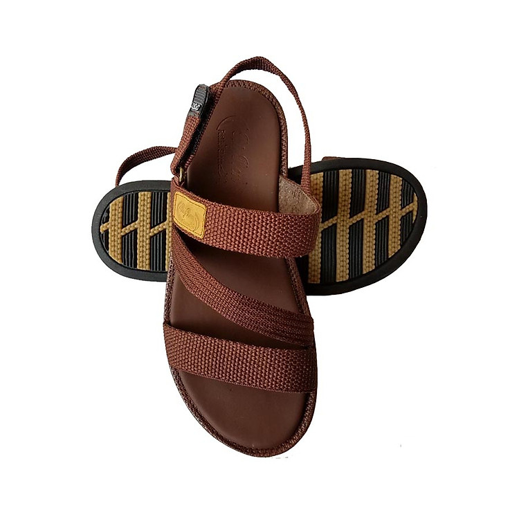 Sandal Nam Quai Dù BIGGBEN Da Bò Thật Cao Cấp SD14