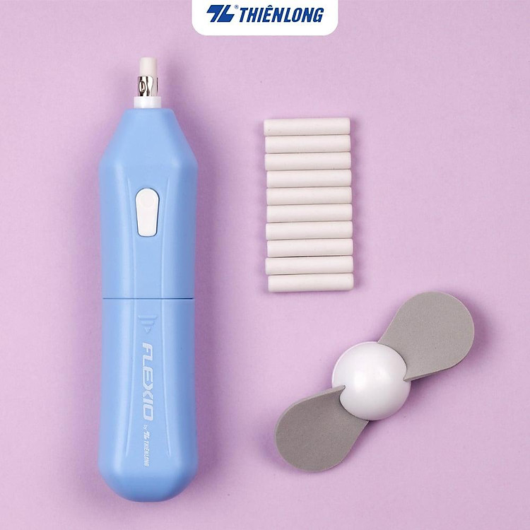 Gôm điện tự động Thiên Long Flexio EE-001 (Màu hồng) - Ảnh 5