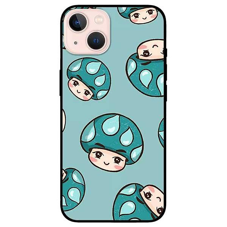 Ốp lưng dành cho Iphone 13 Mini - Iphone 13 - Iphone 13 Pro - Iphone 13 Pro Max - Nấm Xanh