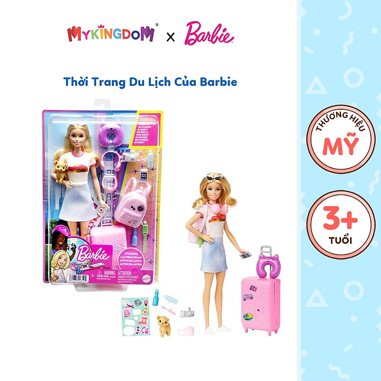 Mua Đồ Chơi Barbie Thời Trang Du Lịch Chính hãng Ưu đãi