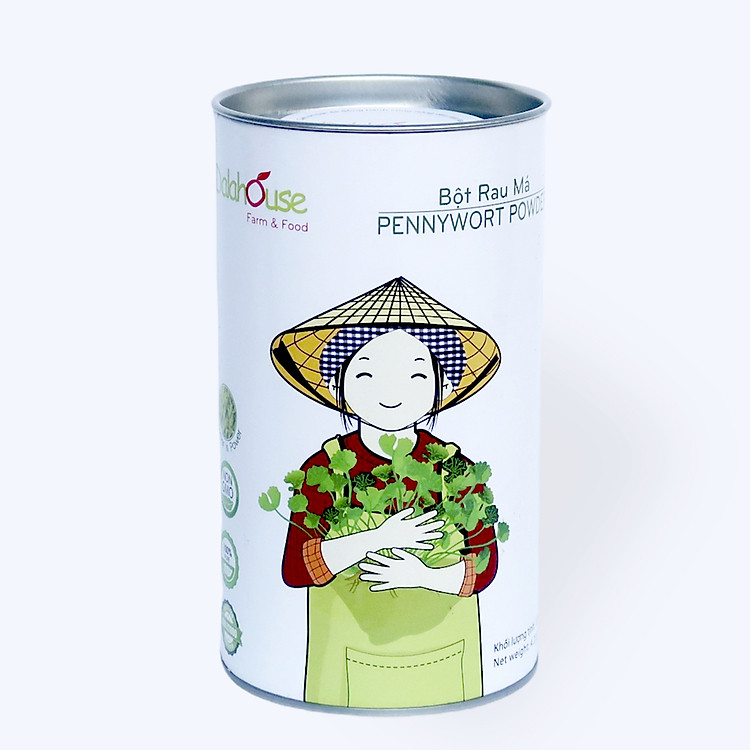 Bột Rau Má Hữu Cơ Nguyên Chất Sấy Lạnh Dalahouse - Thải Độc, Mát Gan, Lợi Tiểu, Giúp Hạ Sốt, Hỗ Trợ Giảm Mụn Nhọt, Rôm Sấy, An Thần, Cải Thiện Trí Nhớ, Hỗ Trợ Tiêu Hóa, Giảm Sẹo Lồi, Giảm Thâm, Đẹp Da, Tăng Cường Hệ Miễn Dịch, Phòng Ngừa Táo Bón