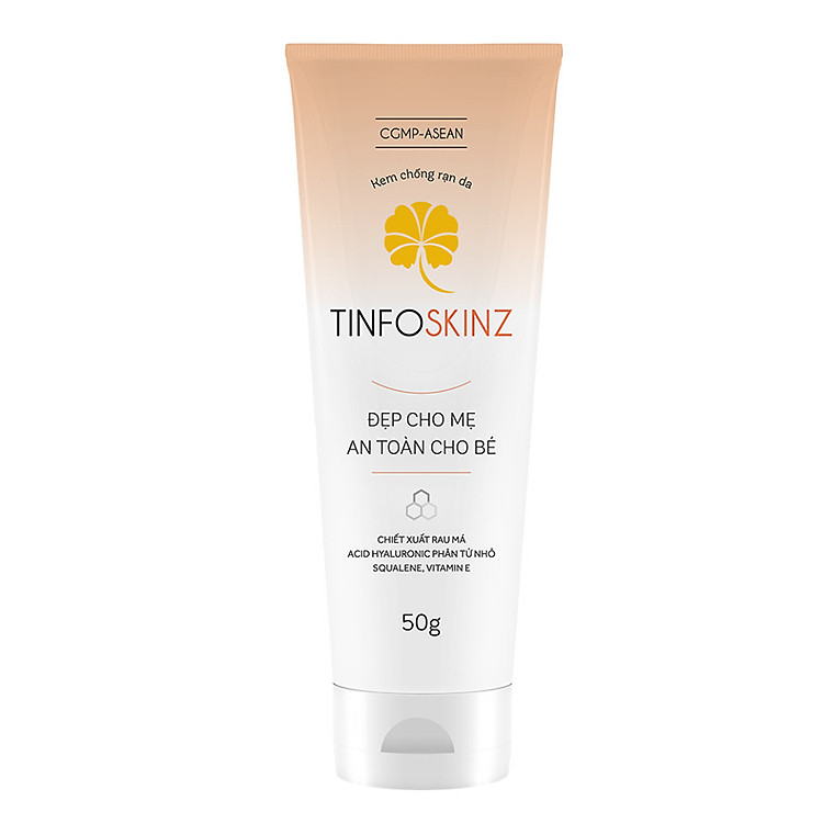 Kem chống rạn da Tinfoskinz - Đẹp cho mẹ, an toàn cho bé - Tuýp 50g
