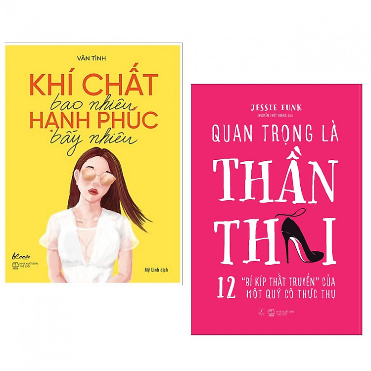 Combo Quan Trọng Là Thần Thái + Khí Chất Bao Nhiêu Hạnh Phúc Bấy Nhiêu (Bộ 2 cuốn)