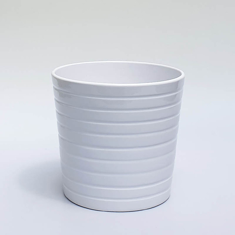 Chậu gốm trồng cây - Sang trọng - Dùng cả ngoài trời và trong nhà - ĐK 21 x Cao 20 cm